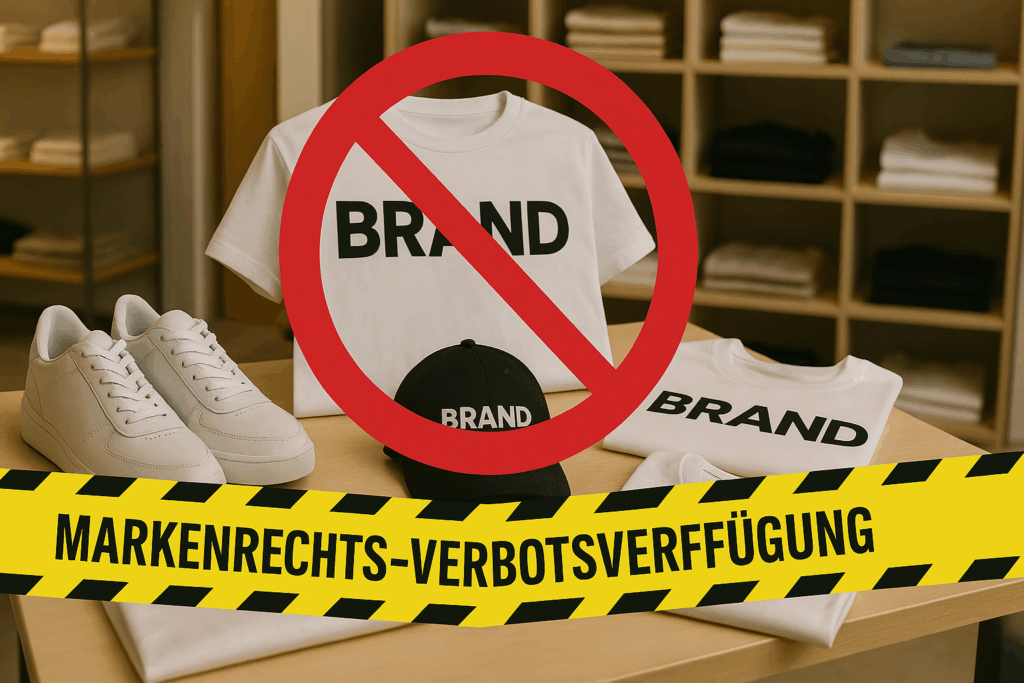 Wenn man eine Markenanmeldung vornimmt ohne Anwalt und ohne Recherche droht Vernichtung von Waren.