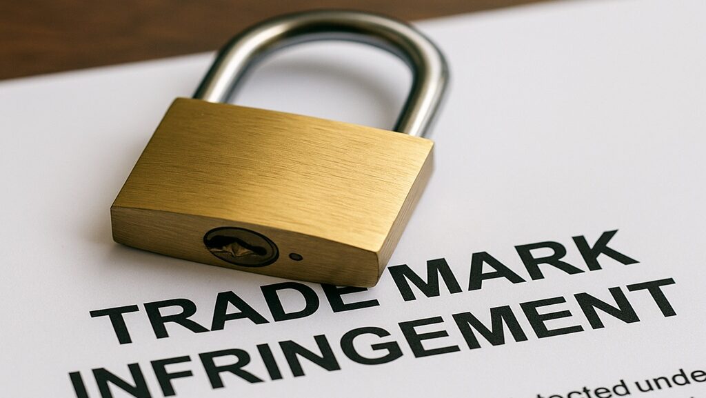 Markenrechtsverletzung Schloss mit Vertrag